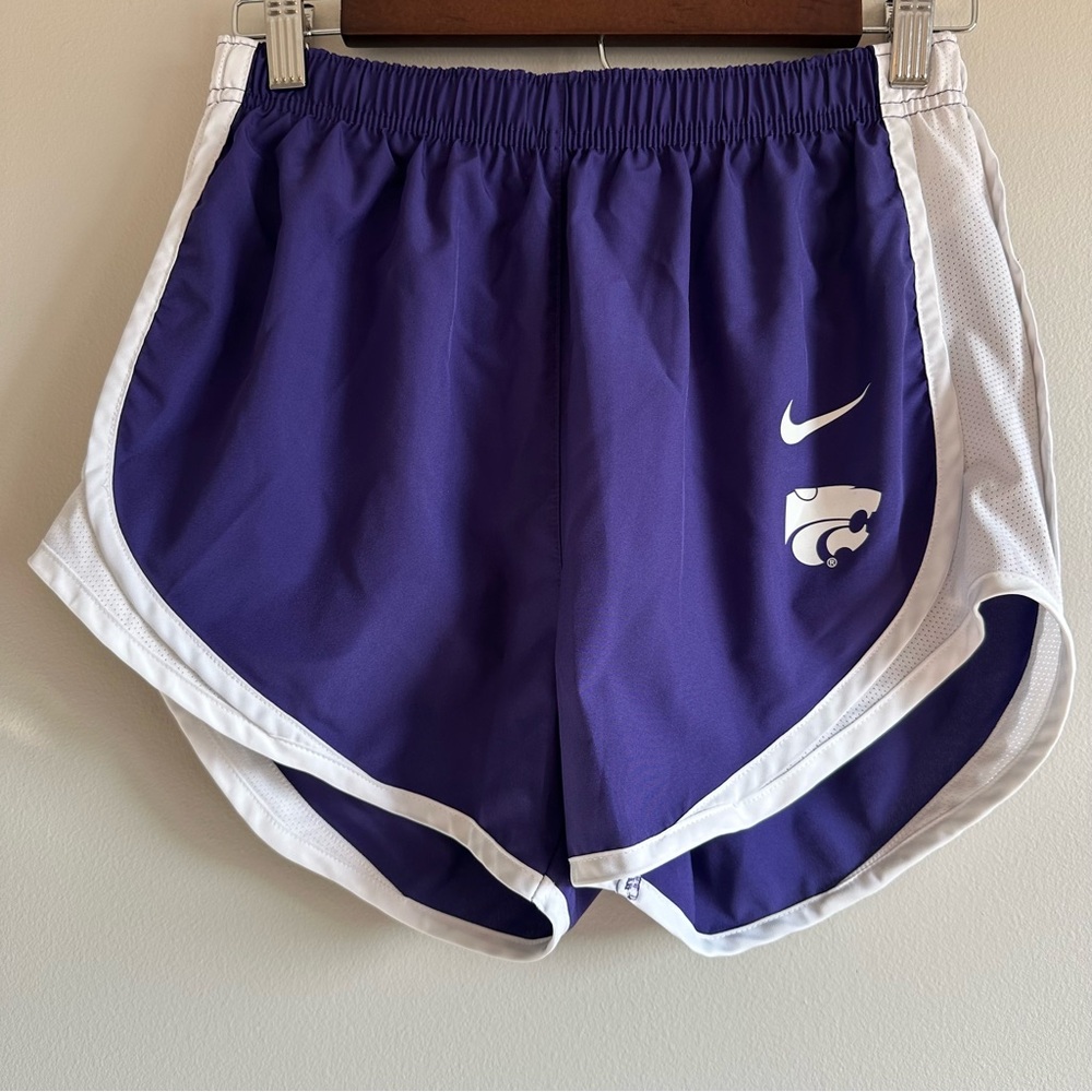 Nike Dri‑FIT Kansas State Wildcats Shorts Small | Purple & White Athletic